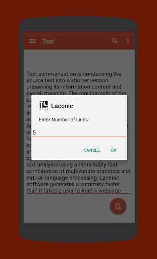 Laconic-Summary Maker 4