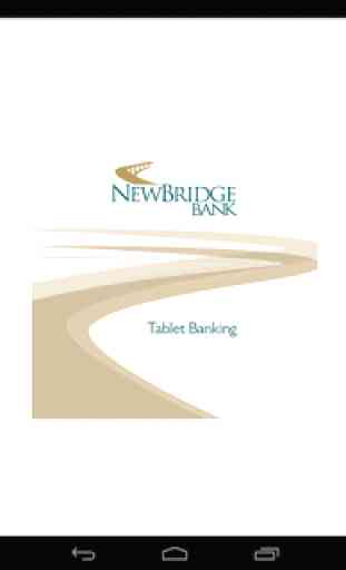NewBridge Bank Tablet Banking 1