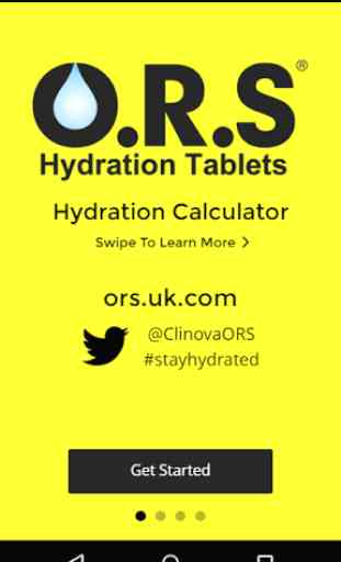 O.R.S. Hydration Calculator 1