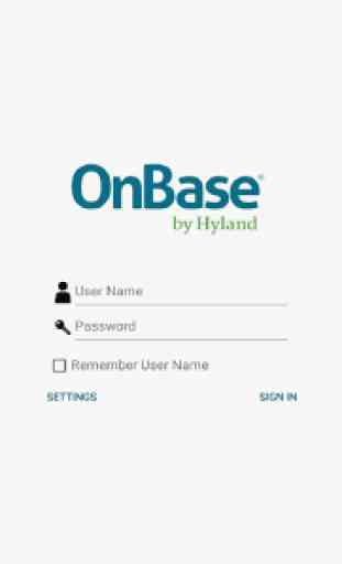 OnBase Mobile Healthcare 16 1