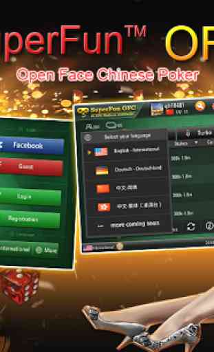 Open Face Chinese Poker 1