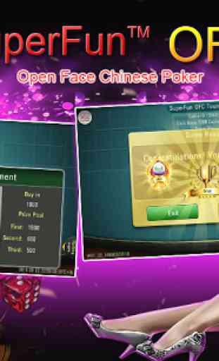 Open Face Chinese Poker 3