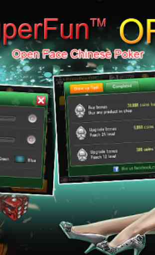 Open Face Chinese Poker 4