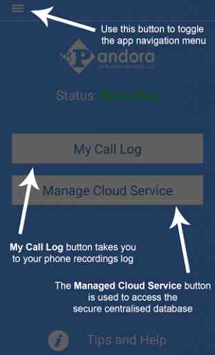 Pandora Mobile Call Recorder 4
