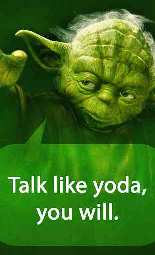 Talk Like Yoda 1