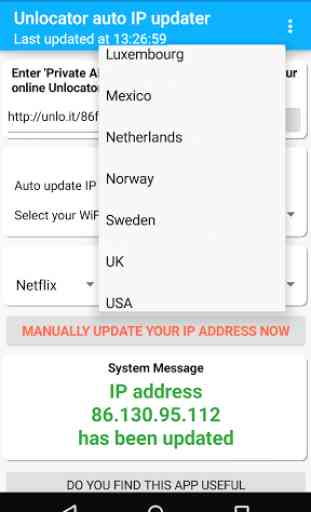Unlocator auto IP updater 2