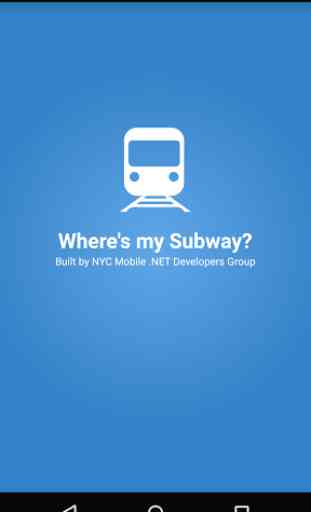 Where's my Subway? 1