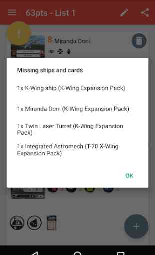 X-Wing List Builder 3