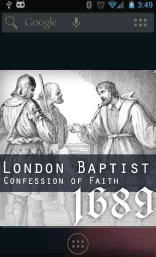 1689 London Baptist Confession 1