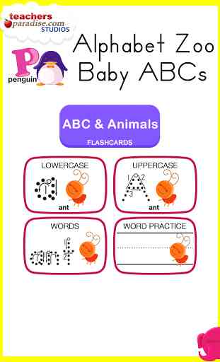 Animals Alphabet Flashcards 1