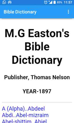Bible Dictionary 1