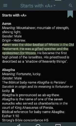 Biblical Names with Meaning 4
