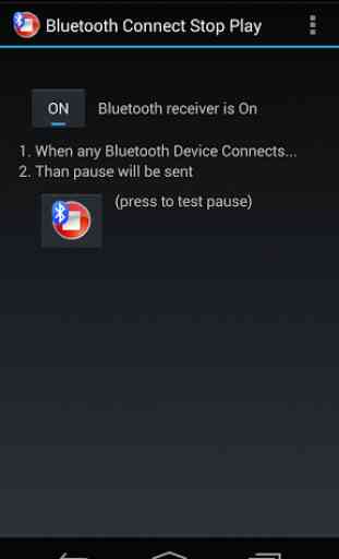 Bluetooth Connect & Stop Play 1