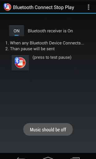 Bluetooth Connect & Stop Play 2