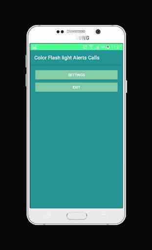 Color Flash light Alerts Calls 2