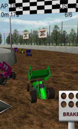 Dirt Track Sprint Car Game 1