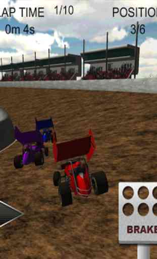 Dirt Track Sprint Car Game 4