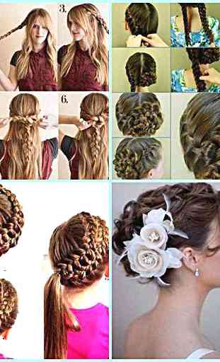 DIY Flower Hairstyles Idea 1