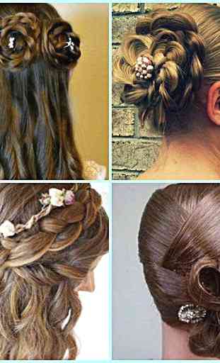 DIY Flower Hairstyles Idea 3