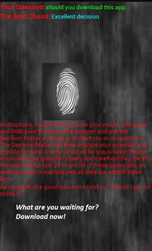 Fingerprint Scan Prank Choices 3