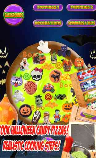 Halloween Candy Pizza Maker 3