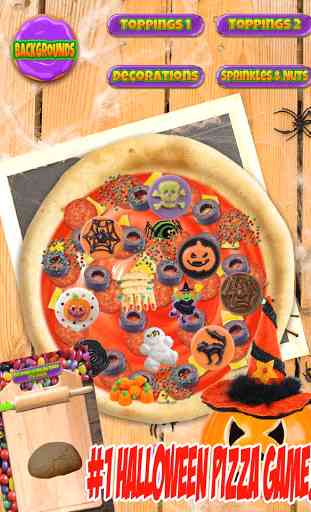 Halloween Candy Pizza Maker 4