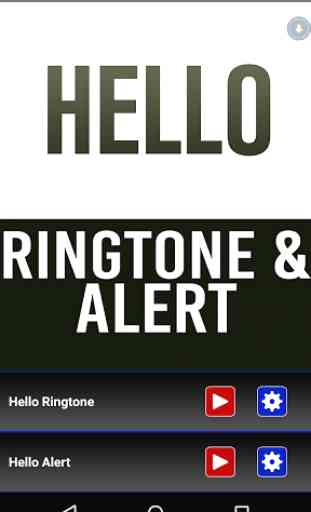 Hello Ringtone and Alert 1