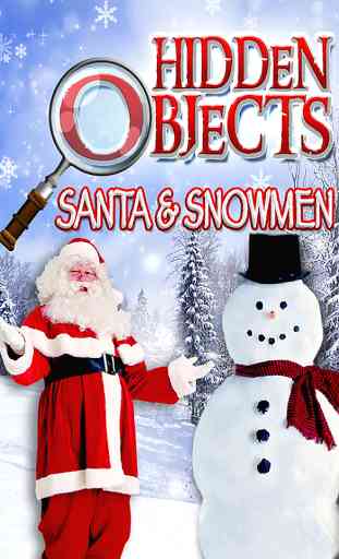 Hidden Objects Santa & Snowmen 1