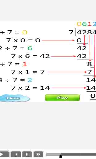 How to do long division math 3