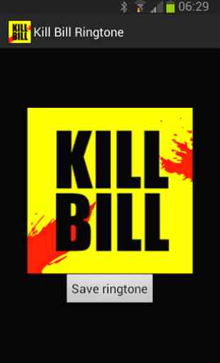 Kill Bill Ringtone 1