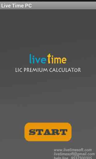LIC LiveTime PremiumCalculator 1