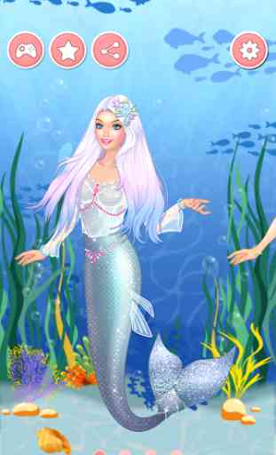 Mermaid Salon Dress Up 1
