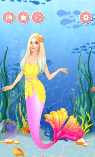 Mermaid Salon Dress Up 2