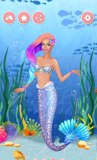 Mermaid Salon Dress Up 3