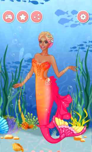 Mermaid Salon Dress Up 4