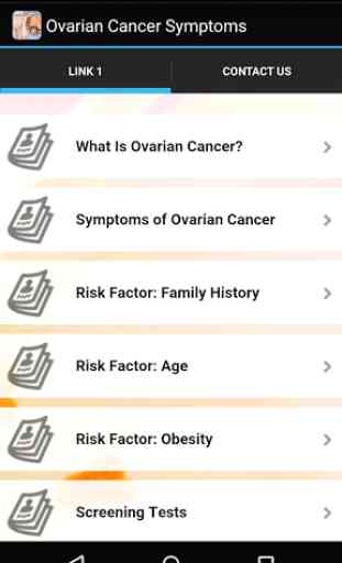 Ovarian Cancer Symptoms 1