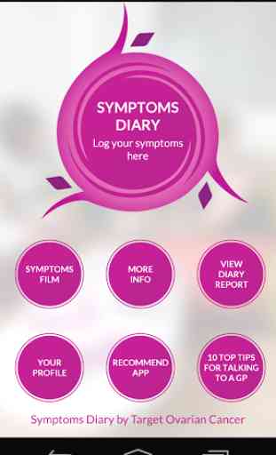 Ovarian Cancer Symptoms Diary 2