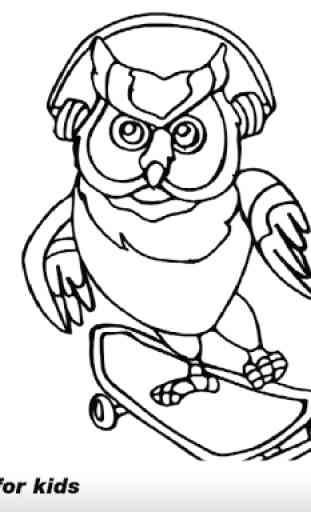 Owl Coloring Book 2