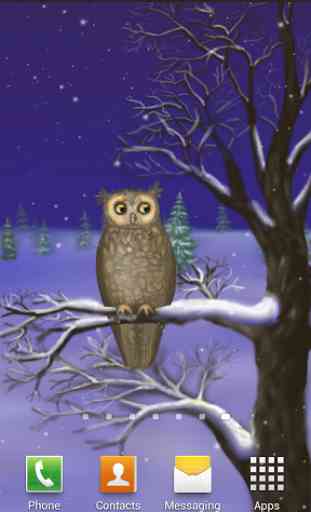 Owl of a Season Wallpaper Lite 1