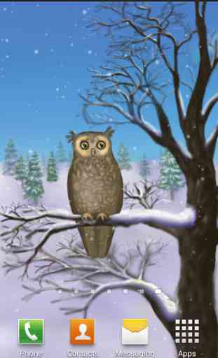 Owl of a Season Wallpaper Lite 2