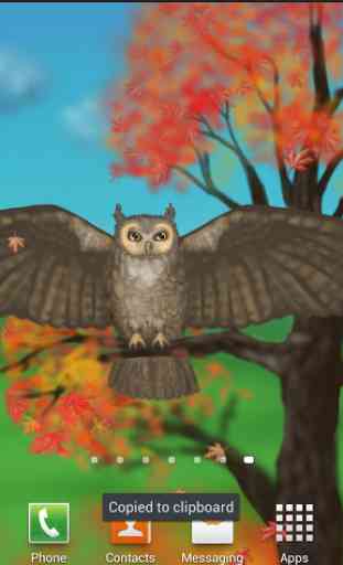 Owl of a Season Wallpaper Lite 3