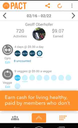 Pact: Earn Cash for Exercising 1