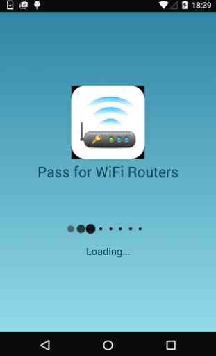 Passwords for WIFI Router 1