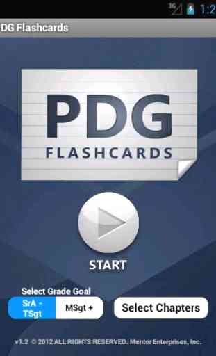 PDG Flashcards 2011 USAF 1