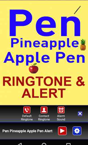 Pen Pineapple Apple Pen Tone 2