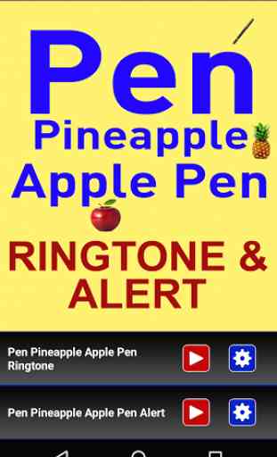 Pen Pineapple Apple Pen Tone 3