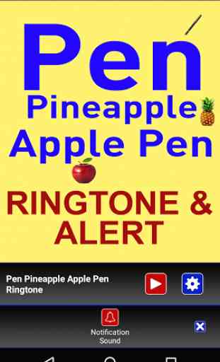 Pen Pineapple Apple Pen Tone 4