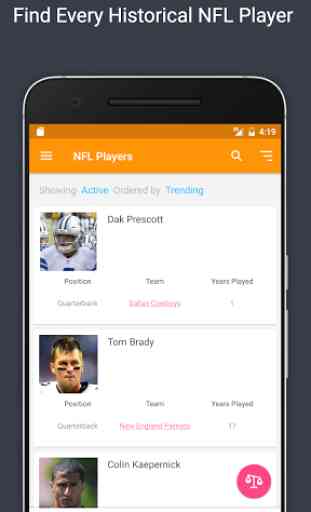 PointAfter - NFL Player Stats 1