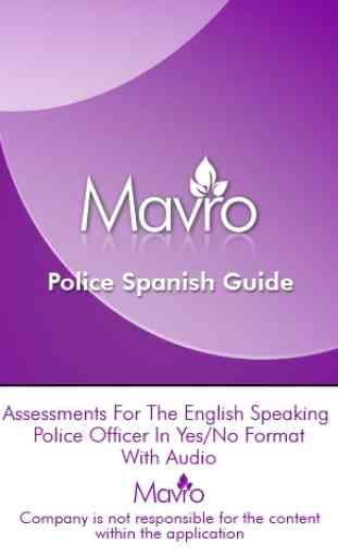 Police Spanish Guide (PSG) 1