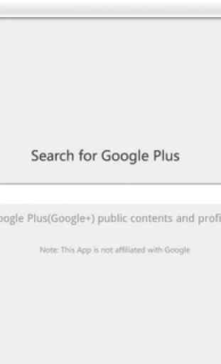 Search for Google Plus 3